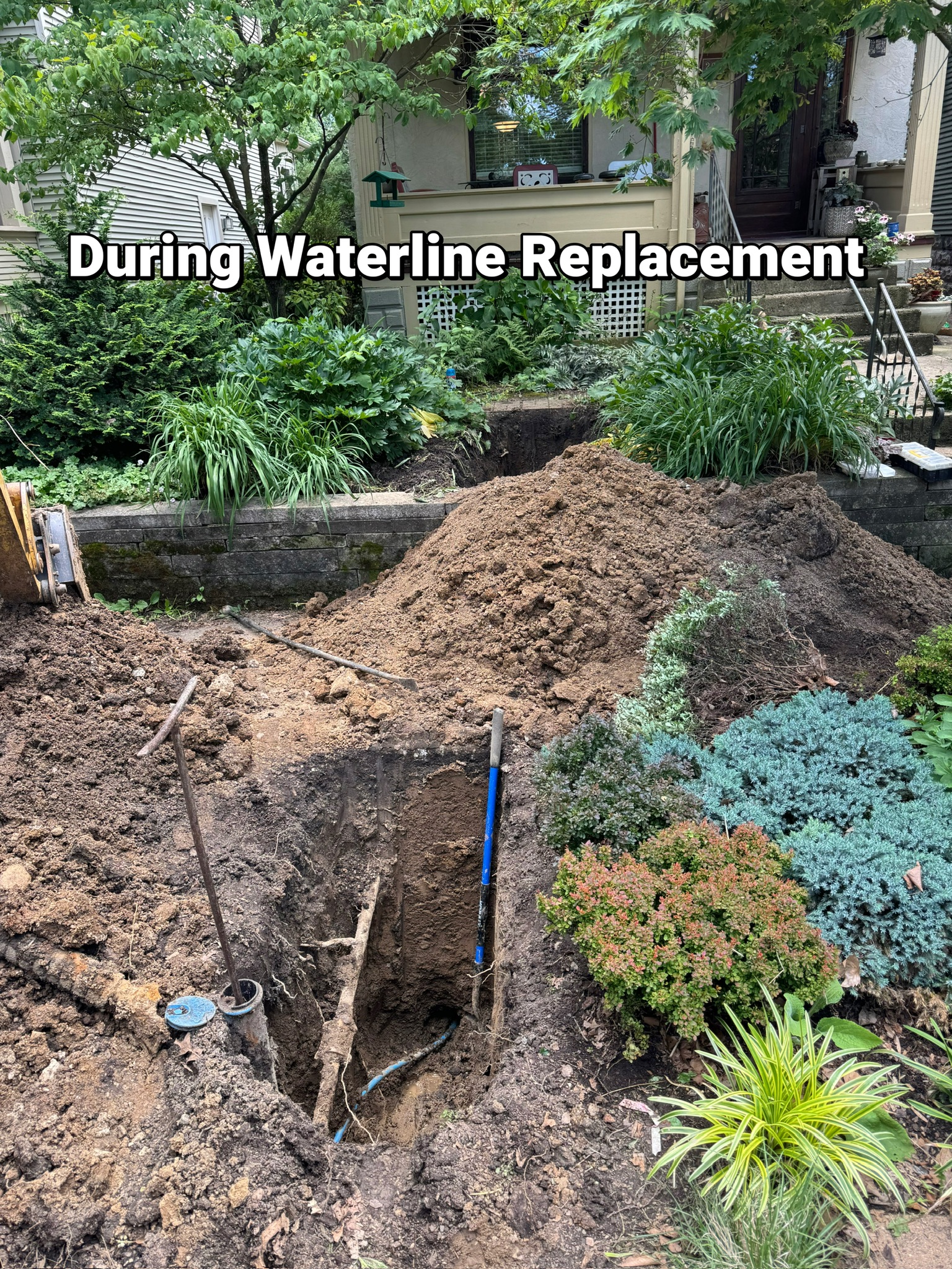 During Waterline Replacement